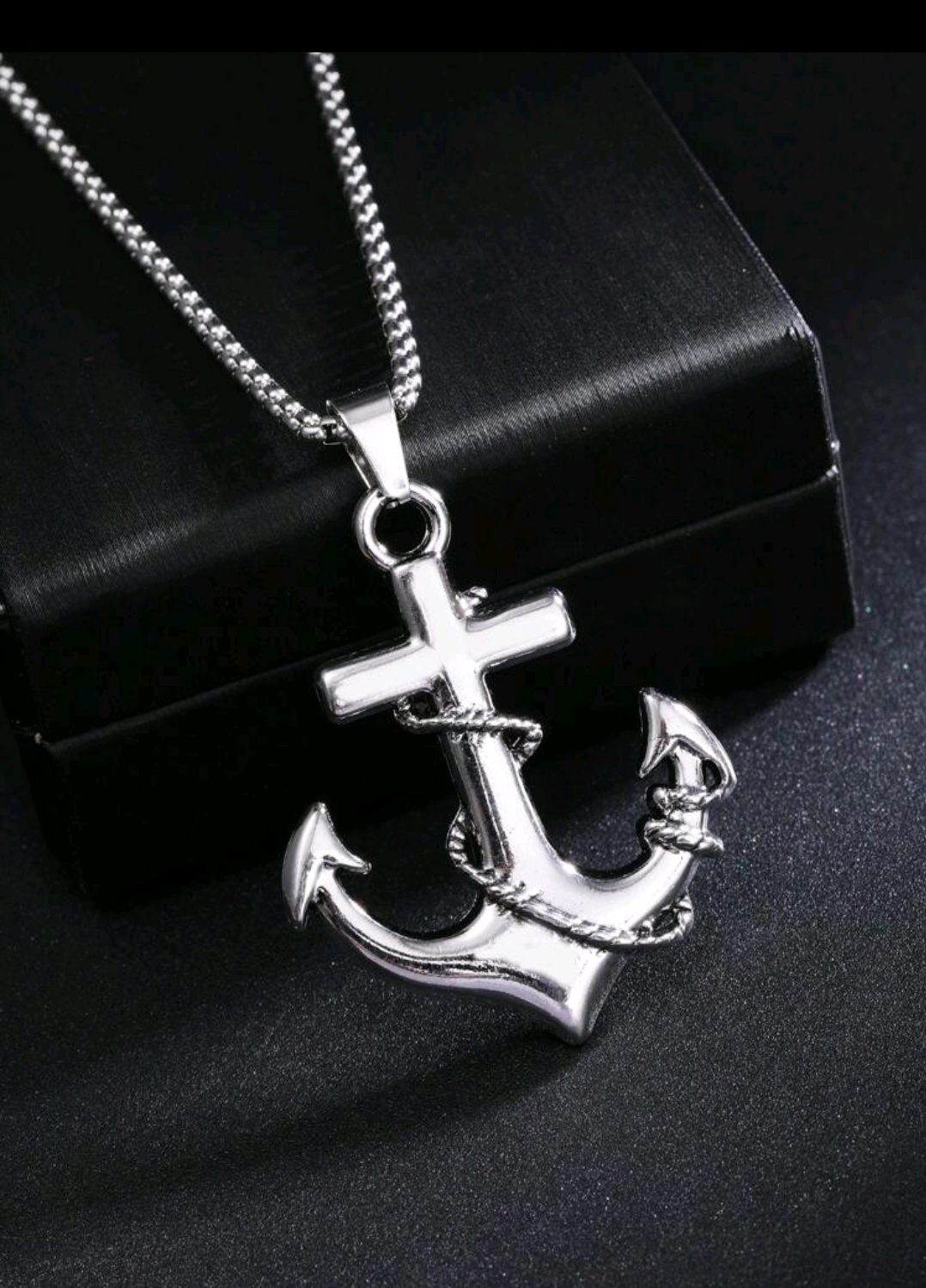 CADENA PARA HOMBRE ANCLA ACERO INOXIDABLE C1